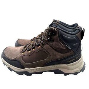 NEW Eddie Bauer Mens 12 Waterproof Outdoor Boot Bonham Leather Brown Hiking Camp